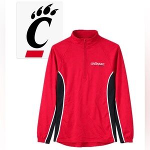 [Boathouse Sports] Cincinnati Bearcats NCAA 1/4 Zip Performance Pullover Mens M